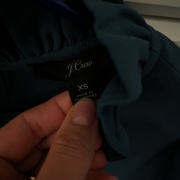 Teal J Crew Shirt - Picture 7 of 9